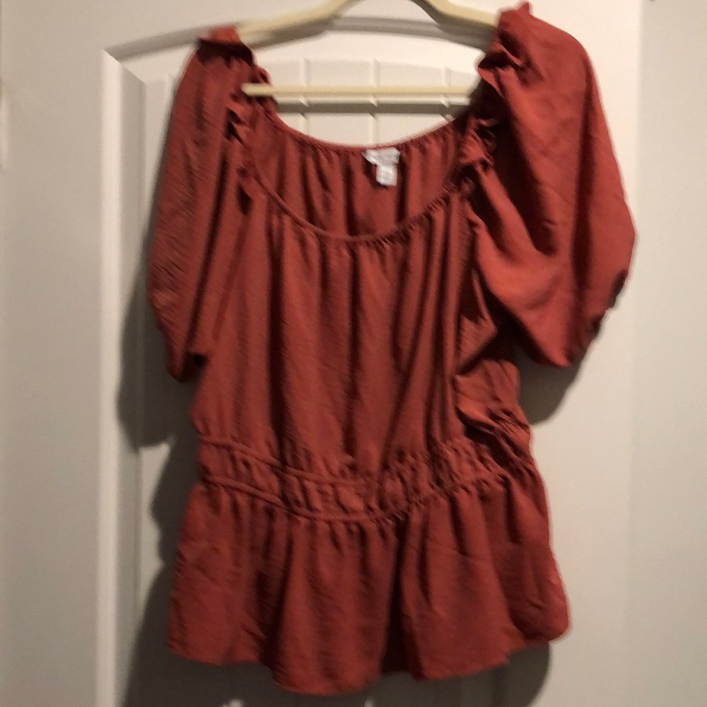 Nine West peplum blouse